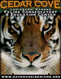 [Cedar Cove Feline Conservatory & Sanctuary Logo]
